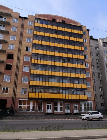 Респ. Хакасия, г. Абакан, ул. Стофато, д. 16-фасад здания