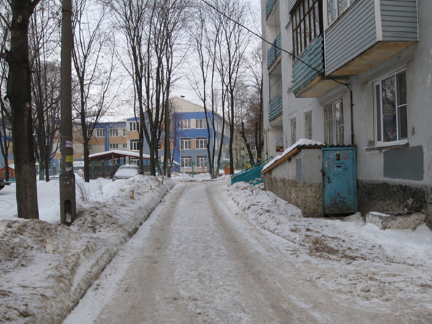 обл. Рязанская, г. Рязань, ул. Крупской, д. 15/18-придомовая территория