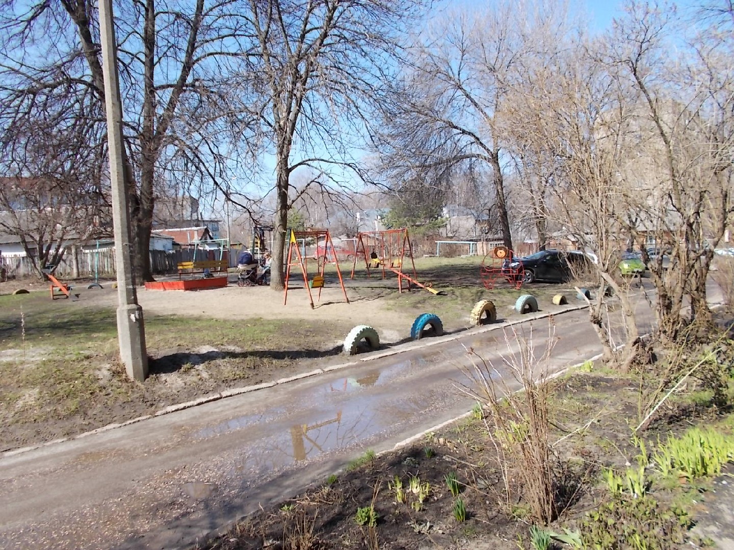 обл. Рязанская, г. Рязань, городок. Октябрьский, д. 23а-придомовая территория