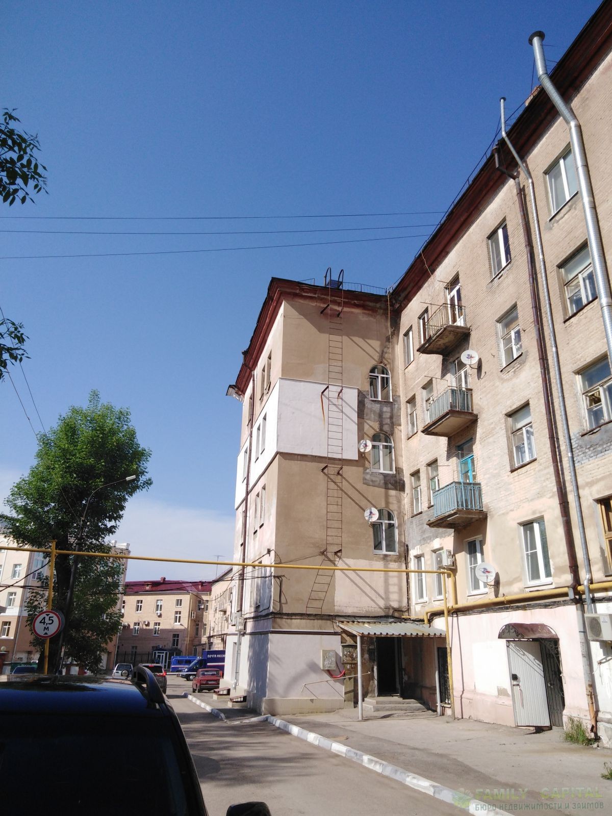 обл. Самарская, г. Новокуйбышевск, ул. Миронова, д. 4-фасад здания