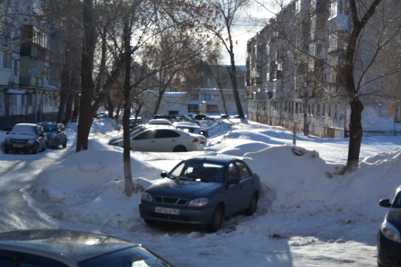 обл. Самарская, г. Новокуйбышевск, ул. Свердлова, д. 1-придомовая территория