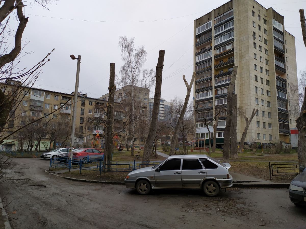 обл. Свердловская, г. Екатеринбург, ул. Косарева, д. 19-придомовая территория