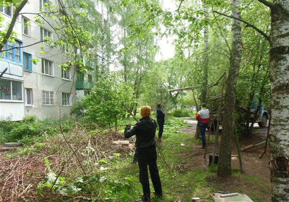 обл. Тверская, г. Ржев, проезд. Осташковский, д. 9-придомовая территория