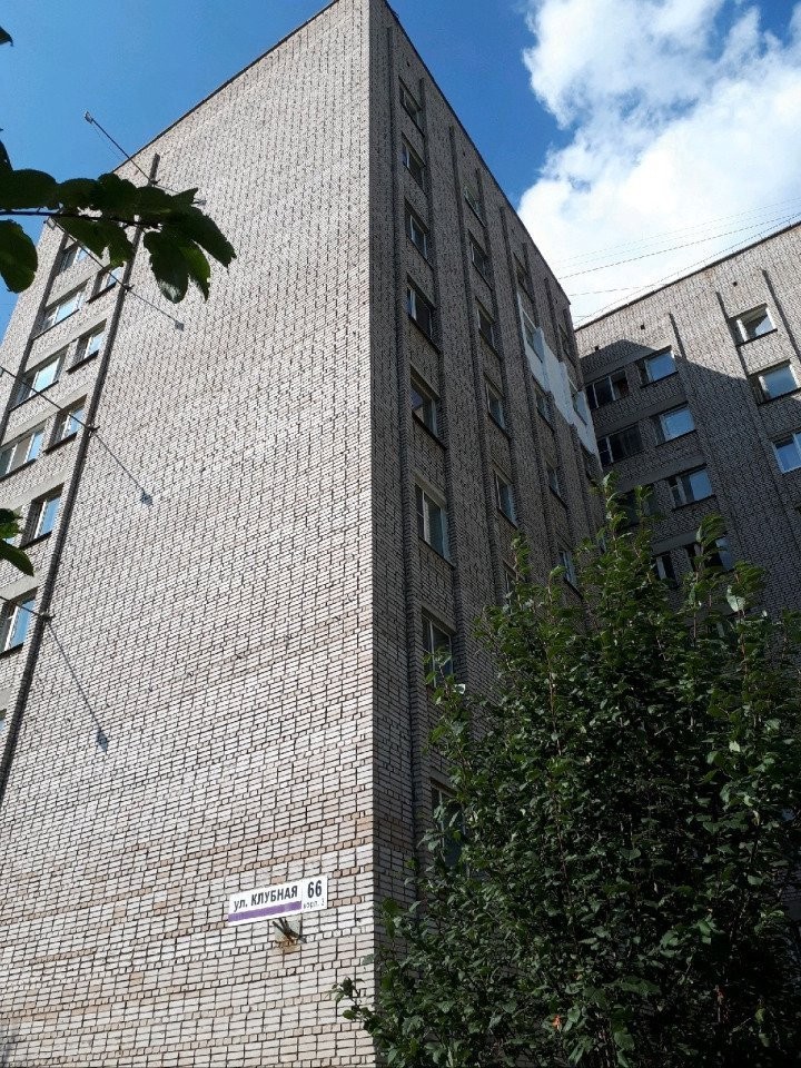 Респ. Удмуртская, г. Ижевск, ул. Клубная, д. 66, к. 3-фасад здания
