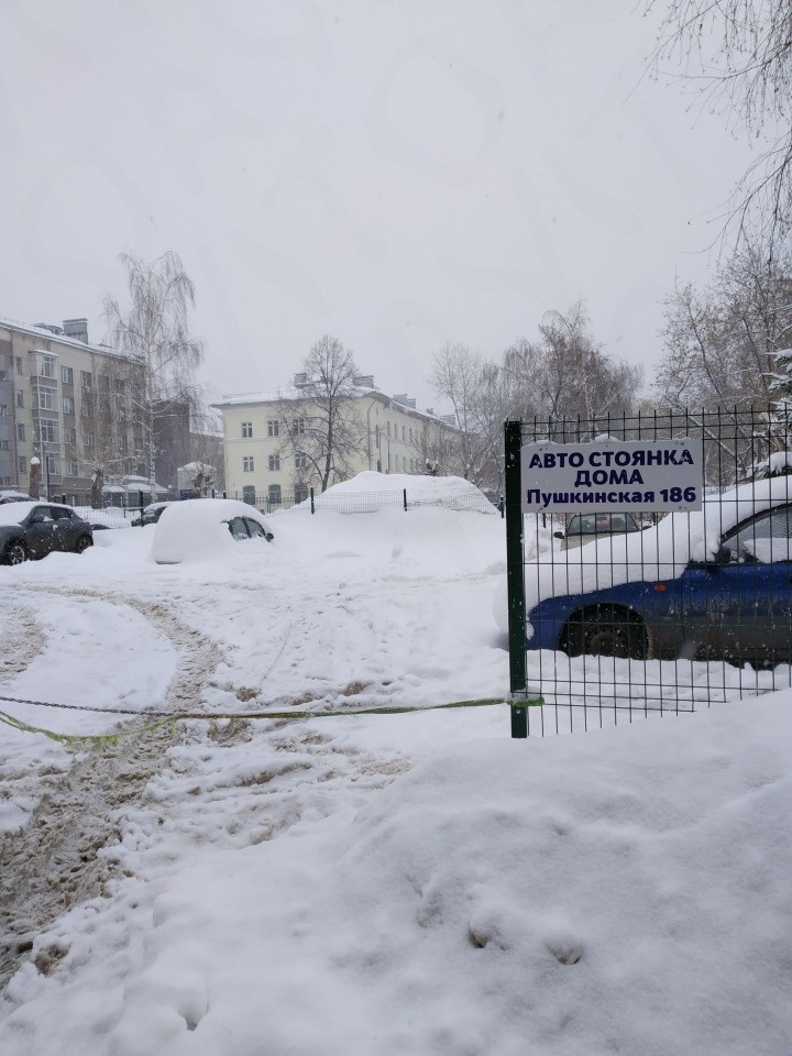 Респ. Удмуртская, г. Ижевск, ул. Пушкинская, д. 186-придомовая территория