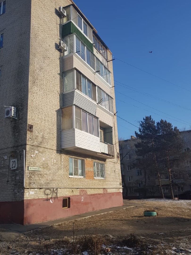 край. Хабаровский, г. Хабаровск, ул. Бондаря, д. 23-фасад здания