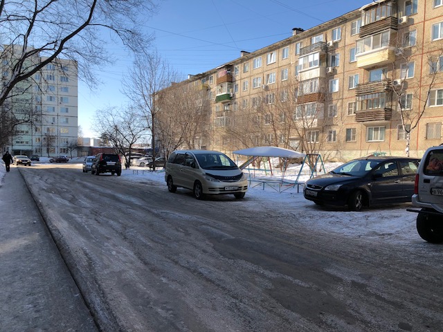 край. Хабаровский, г. Хабаровск, пер. Молдавский, д. 4-придомовая территория