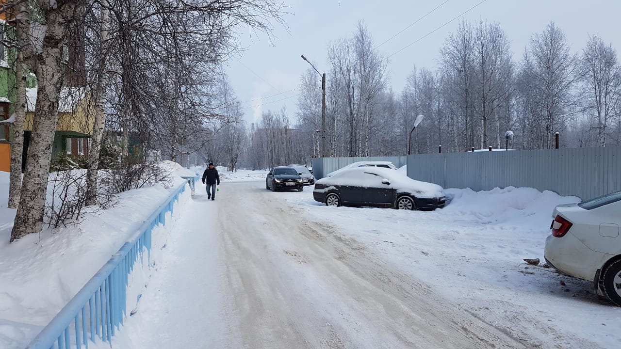 АО. Ханты-Мансийский Автономный округ - Югра, г. Лангепас, ул. Первостроителей, д. 2-придомовая территория