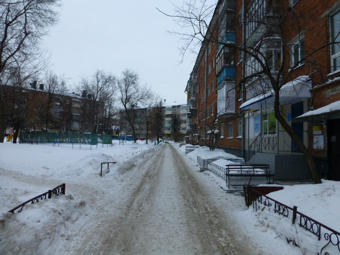 Респ. Чувашская, г. Чебоксары, пр-кт. Ленина, д. 56-придомовая территория