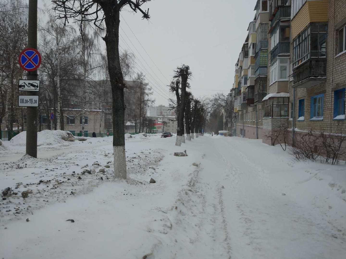 Респ. Чувашская, г. Чебоксары, ул. Чапаева, д. 7-придомовая территория